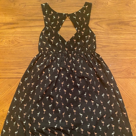 Roxy Dresses & Skirts - Sun dress with flamingo print.